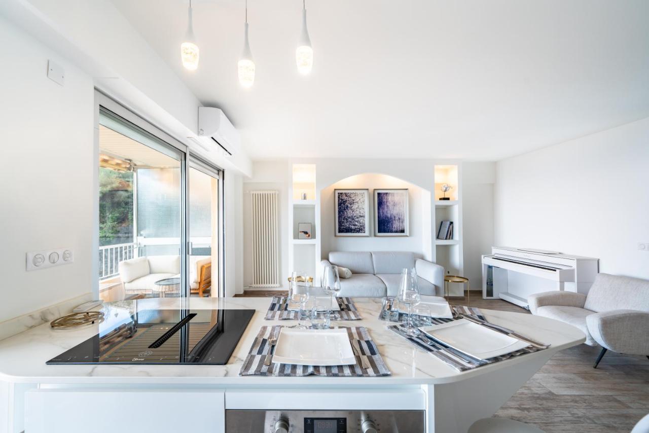 Appartamento Monaco Border, Sea View, Terrace, Free Parking Beausoleil Esterno foto