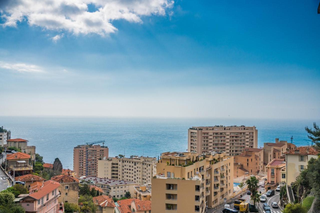 Appartamento Monaco Border, Sea View, Terrace, Free Parking Beausoleil Esterno foto